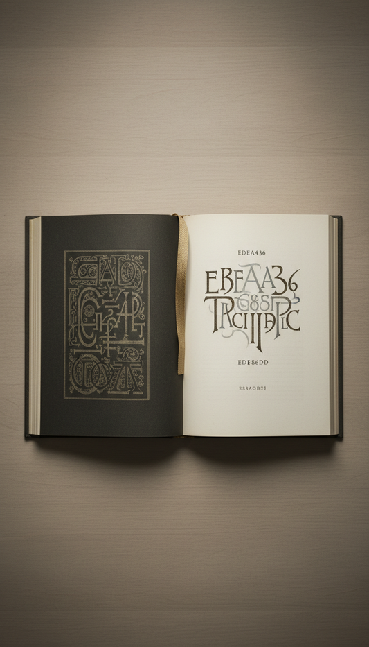 Rare Illustrated Art Monograph Title Page Display