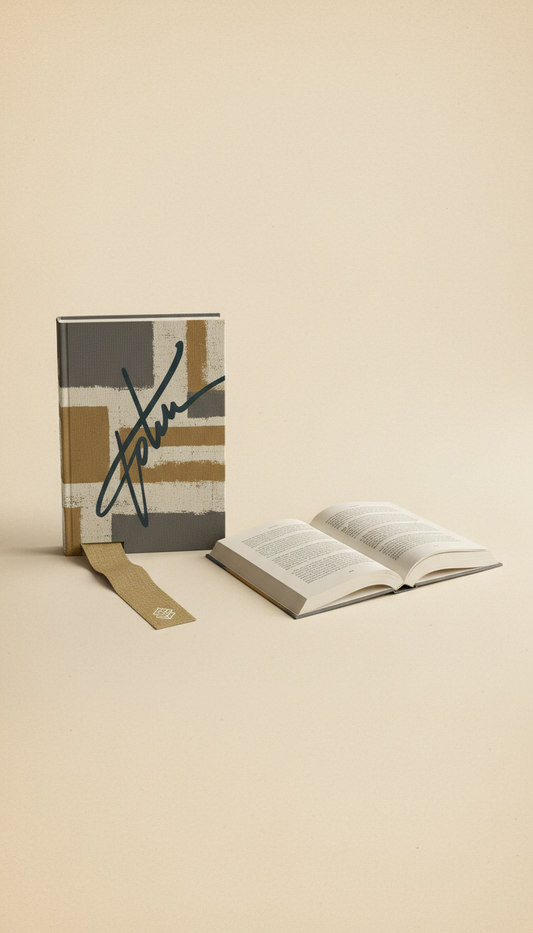 Signed Contemporary Paperback with Linen Bookmark