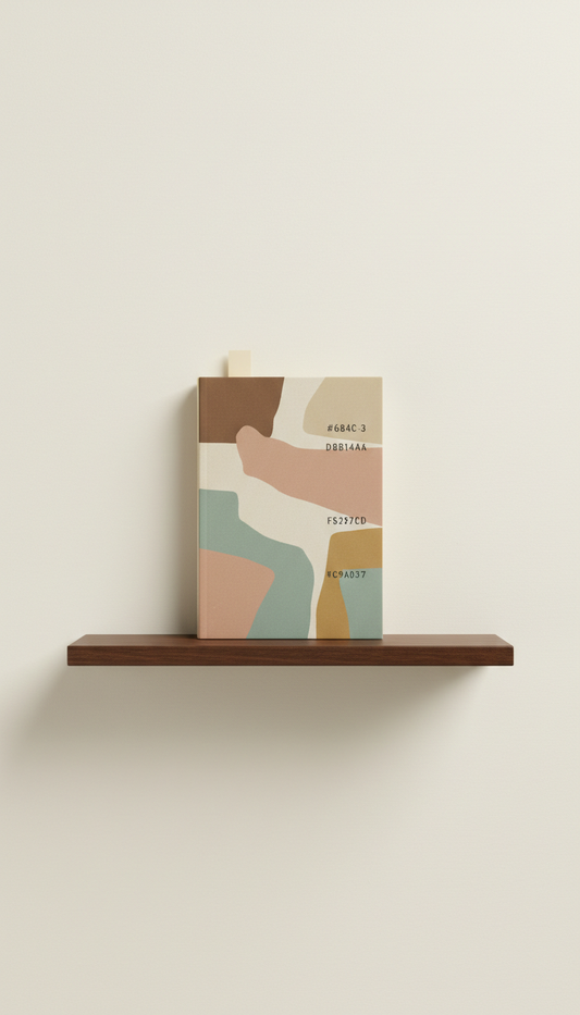 Rare Contemporary Paperback on Floating Shelf